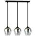 Lampada A Sospensione Istar - Nero, Grigio - Acciaio Verniciato A Polvere, Vetro - 70x100x14 Cm - Foto miniatura 2