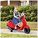 Moto Elettrica per Bambini con Licenza Ufficiale Vespa, 2 Rotelle, Luci e Suoni, 108x49x75 cm, Rossa - Foto miniatura 2