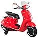 Moto Elettrica per Bambini con Licenza Ufficiale Vespa, 2 Rotelle, Luci e Suoni, 108x49x75 cm, Rossa - Foto miniatura 1