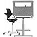Be Safety Screen Side Acrylic Grigio Chiaro - Foto miniatura 3