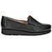 Black Casual Closed Loafers Mocassino Pelle Scarpe Donna Nero Eu 40, 9-24750-41-02b - Foto miniatura 2