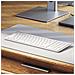 Tastiera Azerty Senza Fili Ricaricabile Usb-c Compatta A 109 Tasti Di Echelon, Bianco - Foto miniatura 3
