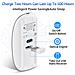 Mouse Ottico Wireless Silenzioso Bnh-wl-59: Bluetooth 5.0 + 2.4g, Ricaricabile, Dpi Regolabile Grey - Foto miniatura 4