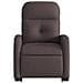 Poltrona Alzapersona Reclinabile Marrone Scuro in Tessuto - Foto miniatura 8