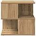 Tavolino  in rovere artigianale 40x40x40 cm in legno ingegnerizzato - Foto miniatura 6