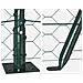 Recinzione Esagonale  Verde 0.8x10 m Acciaio, Pali per Recinzione  con Piattaforme 7 pz Ø32mm 90cm Acciaio Galvanizzato - Foto miniatura 8