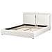 Letto Velluto Bajonna 160 X 200 Cm Bianco Sporco - Foto miniatura 3