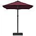 Ombrello da giardino Rosso bordò 385 x 209 x 244 cm Tessuto - Foto miniatura 5