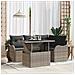 Set Divano da Giardino 5 pcs Grigio 100 x 55 x 73 cm - Foto miniatura 2