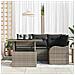 Set Divano da Giardino 5 pcs Grigio 100 x 55 x 73 cm - Foto miniatura 3