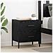 Armadio da Notte 2 pcs Rovere nero 40 x 35 x 47,5 cm - Foto miniatura 2