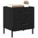 Armadio da Notte 2 pcs Rovere nero 40 x 35 x 47,5 cm - Foto miniatura 3