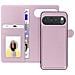 Custodia A Portafoglio Per Google Pixel 10 Pro Con Cover Magnetica Staccabile, Rosa - Foto miniatura 1