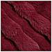 Coperta in Pelliccia di Coniglio Finta 4 pcs Rosso Bordeaux - Foto miniatura 9