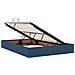Letto con contenitore e materasso con testiera Blu 140 x 190 cm - Foto miniatura 6