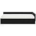 Struttura Letto Angolare con Materasso Altro 2 pcs Nero Velluto - Foto miniatura 5