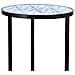 Set 3 Pezzi Mosaico E Staffa In Ferro Battuto Blu D30x68h-d25x57h-d20x - Foto miniatura 6