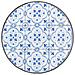 Set 3 Pezzi Mosaico E Staffa In Ferro Battuto Blu D30x68h-d25x57h-d20x - Foto miniatura 7