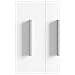 Manico 12 pcs Argento 105.7 x 7.4 x 15.5 mm Alluminio - Foto miniatura 6
