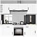 Rivestimento da Cucina 2 pcs Grigio scuro 110 x 60 cm - Foto miniatura 3