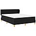 Letto a molle con materasso Nero 140 x 200 cm Tessuto - Foto miniatura 6