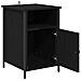 Armadio da Notte 2 pcs Rovere Nero 40 x 42 x 60 cm - Foto miniatura 5