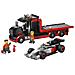 City 60493 Display Truck F1 con Auto da Corsa Audi F1, Giocattolo con 3 Minifigure, Macchina e Camion, Regalo Bambini 7+ - Foto miniatura 8