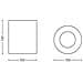 Pillar Single Spot White 1X50w 230V - Foto miniatura 7