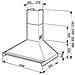 KD120HXE Cappa Aspirante a Parete 120 cm Colore Acciaio Inox - Foto miniatura 3