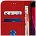 Custodia Iphone 7 / 8 Sportellino Portacarte Funzione Stand Rosso - Foto miniatura 10