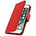 Custodia Iphone 7 / 8 Sportellino Portacarte Funzione Stand Rosso - Foto miniatura 2