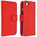 Custodia Iphone 7 / 8 Sportellino Portacarte Funzione Stand Rosso - Foto miniatura 1
