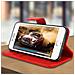 Custodia Iphone 7 / 8 Sportellino Portacarte Funzione Stand Rosso - Foto miniatura 4