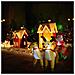 Gonfiabile Babbo Natale Su Slitta Con Renne Luci A Led 240x137cm Autogonfiabile - Foto miniatura 2