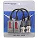 Adattatore 201c Video Balun Passivo Bnc Set Da Pezzi, Cavo 600 M Cromo / nero - Foto miniatura 4