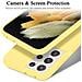 Custodia Compatibile Con Samsung Galaxy S22 Ultra In Liquid Giallo - Coperchio Protettivo In Silicone Tpu Flessibile - Foto miniatura 5
