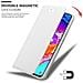 Custodia Compatibile Con Samsung Galaxy A70 In Classy Argento - Coperchio Protettiva Con Chiusura Magnetica, Funzione Stand E Tasca Per Le Carte - Foto miniatura 7