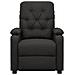 Poltrona Reclinabile Nera In Tessuto - Foto miniatura 3