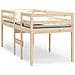 Letto A Soppalco 90x190 Cm In Legno Massello Di Pino - Foto miniatura 2