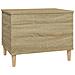 Tavolino Salotto Rovere Sonoma 60x44,5x45 Cm Legno Multistrato - Foto miniatura 2
