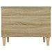 Tavolino Salotto Rovere Sonoma 60x44,5x45 Cm Legno Multistrato - Foto miniatura 8