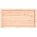 Piano Bagno 100x50x (2-4) cm in Legno Massello Non Trattato - Foto miniatura 2