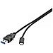 Rf-3241262 Cavo Usb 0,3 M Usb 3.2 Gen 1 (3.1 Gen 1) Usb A Usb C Nero - Foto miniatura 1