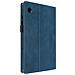 Custodia Per Samsung Tab A9 Plus Portafoglio Multi-scomparto Supporto Video Blu - Foto miniatura 1