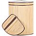 Cestino Badulla Legno Di Bambù Marrone Chiaro 57 L - Foto miniatura 2