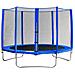 Trampolino Elastico Con Rete Di Protezione E Scaletta Cm 366 Jumpy Strong Blu - Foto miniatura 2