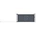 Cancello Scorrevole 4m Life Alt. 180cm Grigio + 2 Montanti 20x20cm Alt. 190cm - Foto miniatura 2