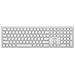Tastiera Azerty Wireless Ricaricabile Usb-c Di Echelon Con 7 Pulsanti Programmabili, Bianco - Foto miniatura 3
