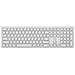 Tastiera Azerty Wireless Ricaricabile Usb-c Di Echelon Con 7 Pulsanti Programmabili, Bianco - Foto miniatura 1