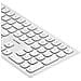 Tastiera Azerty Wireless Ricaricabile Usb-c Di Echelon Con 7 Pulsanti Programmabili, Bianco - Foto miniatura 5